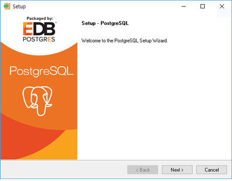 PostgreSQL 설치